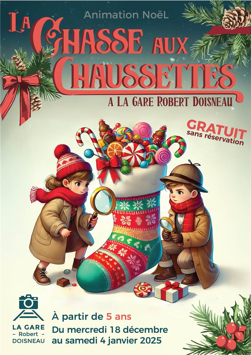 Chasse aux chaussettes spécial Noël