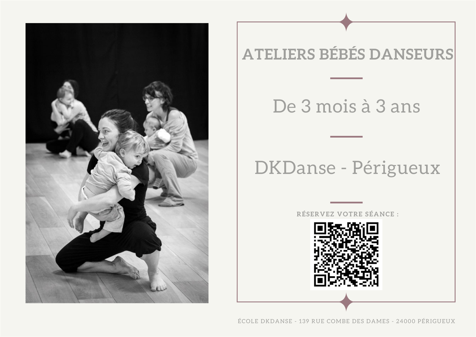 Ateliers bébés danseurs - DKDanse Périgueux