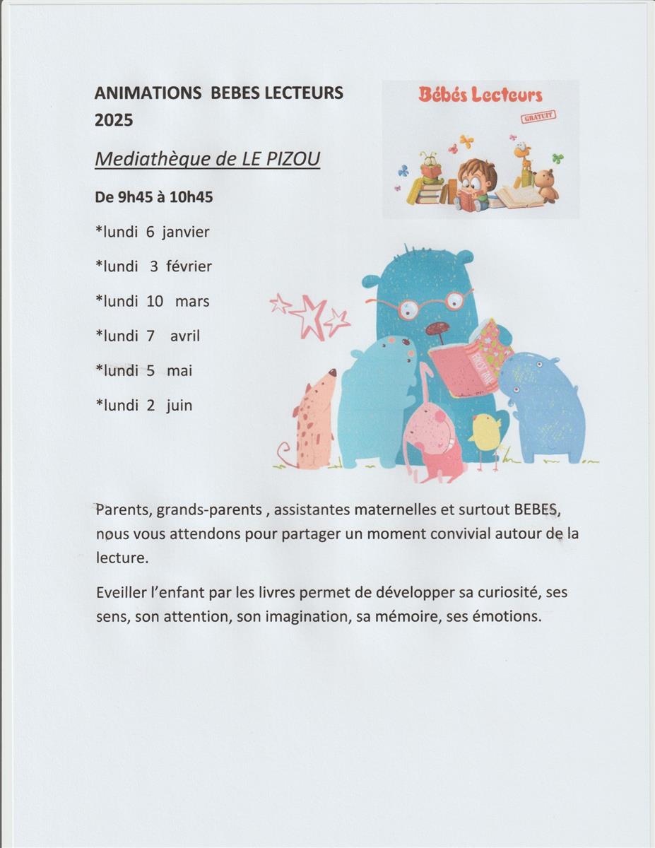 Animations Bébés lecteurs