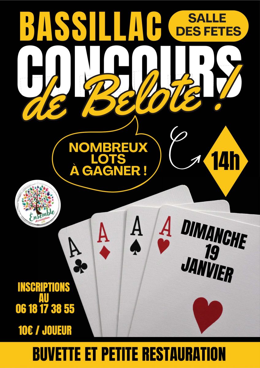 Concours de Belote 19-01-2025