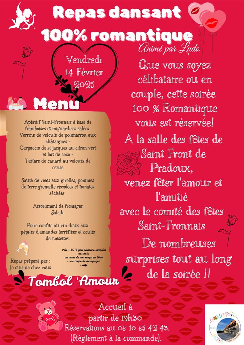 Repas dansant 100% romantique