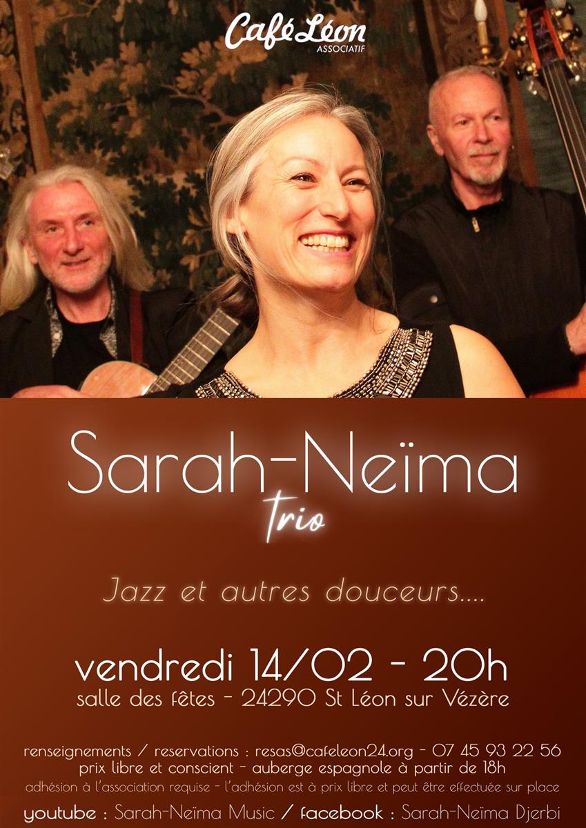 Concert Sarah-Neima Trio pour célébrer la Sain ...