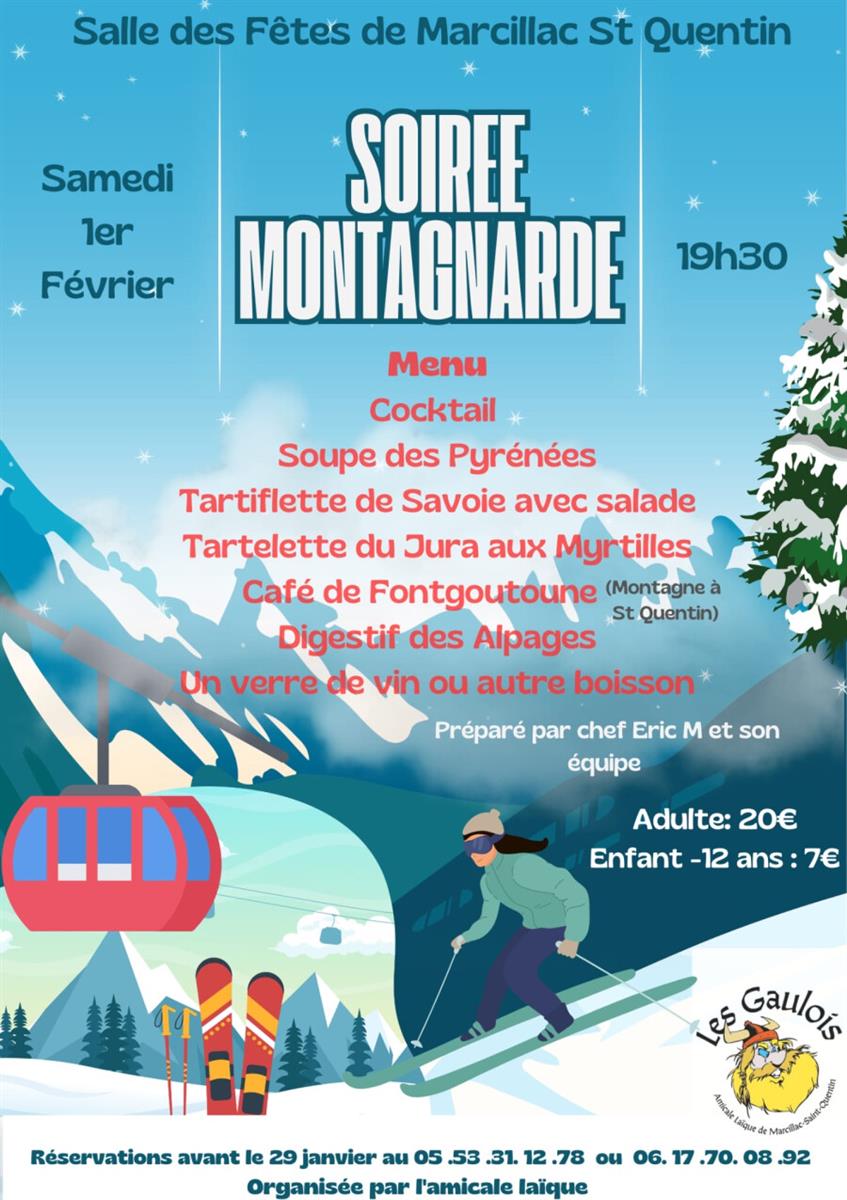 Soirée montagnarde