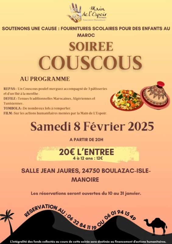 SOIREE COUSCOUS