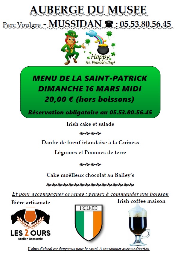 Repas St Patrick