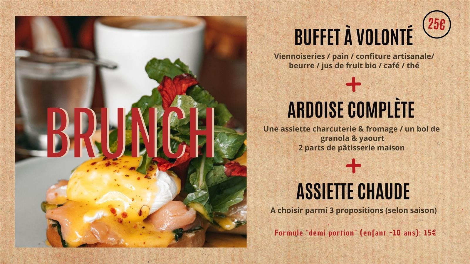 Brunch au Trait d'Union