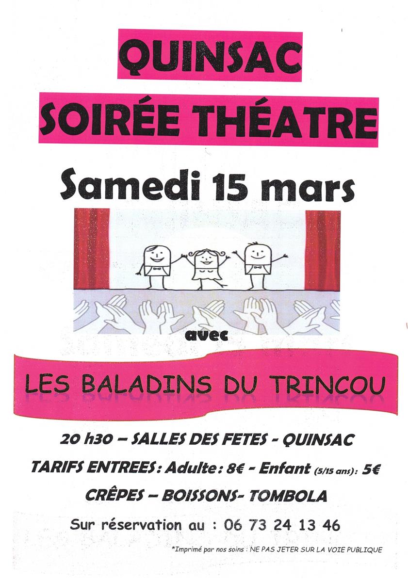 Soirée théâtre