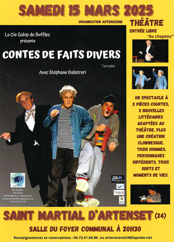 Théâtre "Contes de faits divers"