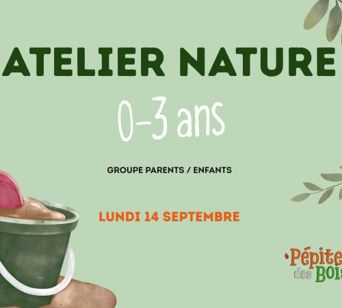 Atelier d'éveil la nature (0/3 ans) | 10h - 11h15